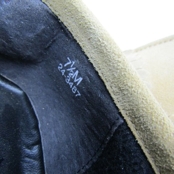 Urban Works Beige Suede Slip On Loafers Oxford Shoes Women's Size 7.5M - Picture 8 of 8